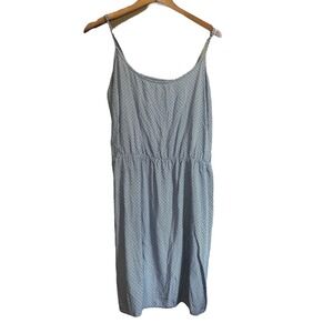 Old Navy Womens XL Blue White Geometric Print Sleeveless Casual Dress